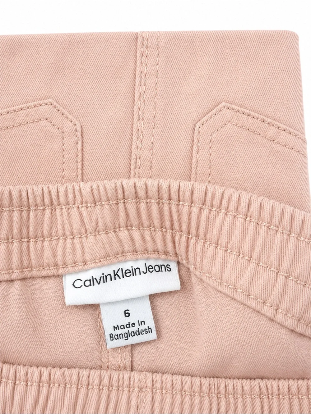 Calvin Klein Jeans Gray Polo with Pink CK Logo